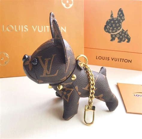 louis vuitton dog charm|Louis Vuitton keychain wallet.